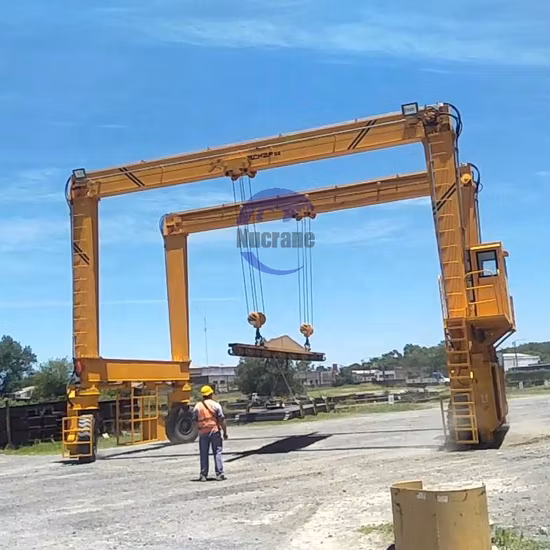 Guindaste de pórtico hidráulico profissional 100t para elevação de barco
