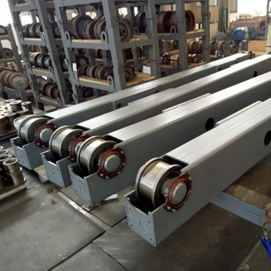 O padrão europeu fez o tipo europeu do guindaste de pórtico de 2 toneladas do guindaste de pórtico cansado de borracha do feixe de Goliath