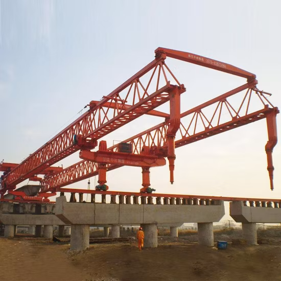 Guindaste de lançamento elétrico de pórtico de lançamento de ereção de ponte Mrt de 300 toneladas