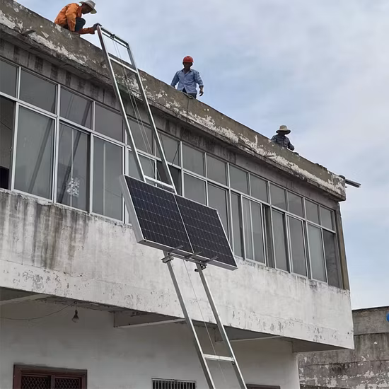 China Fabricante Fornece 6m 20FT Talha de escada de painel solar elétrico para instalação de painéis solares